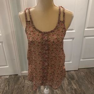 Pink Floral Tanktop